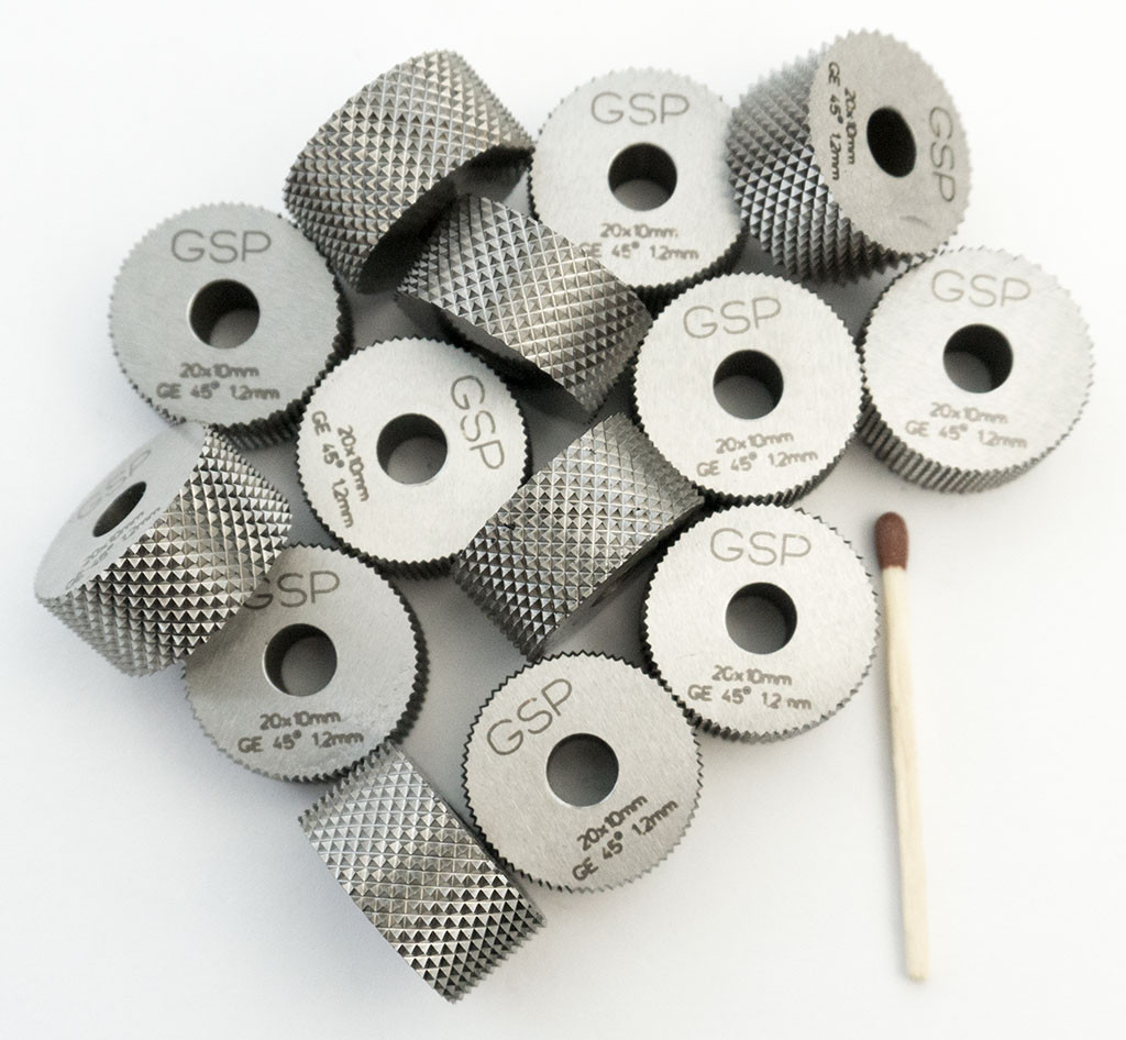 Lot De 7 Outils De Moletage FireAngels - Roues Diagonales 0,5/1/2 Mm - Acier Résistant